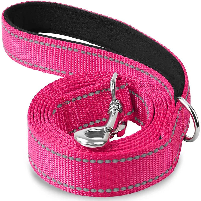 Laisse chien rose