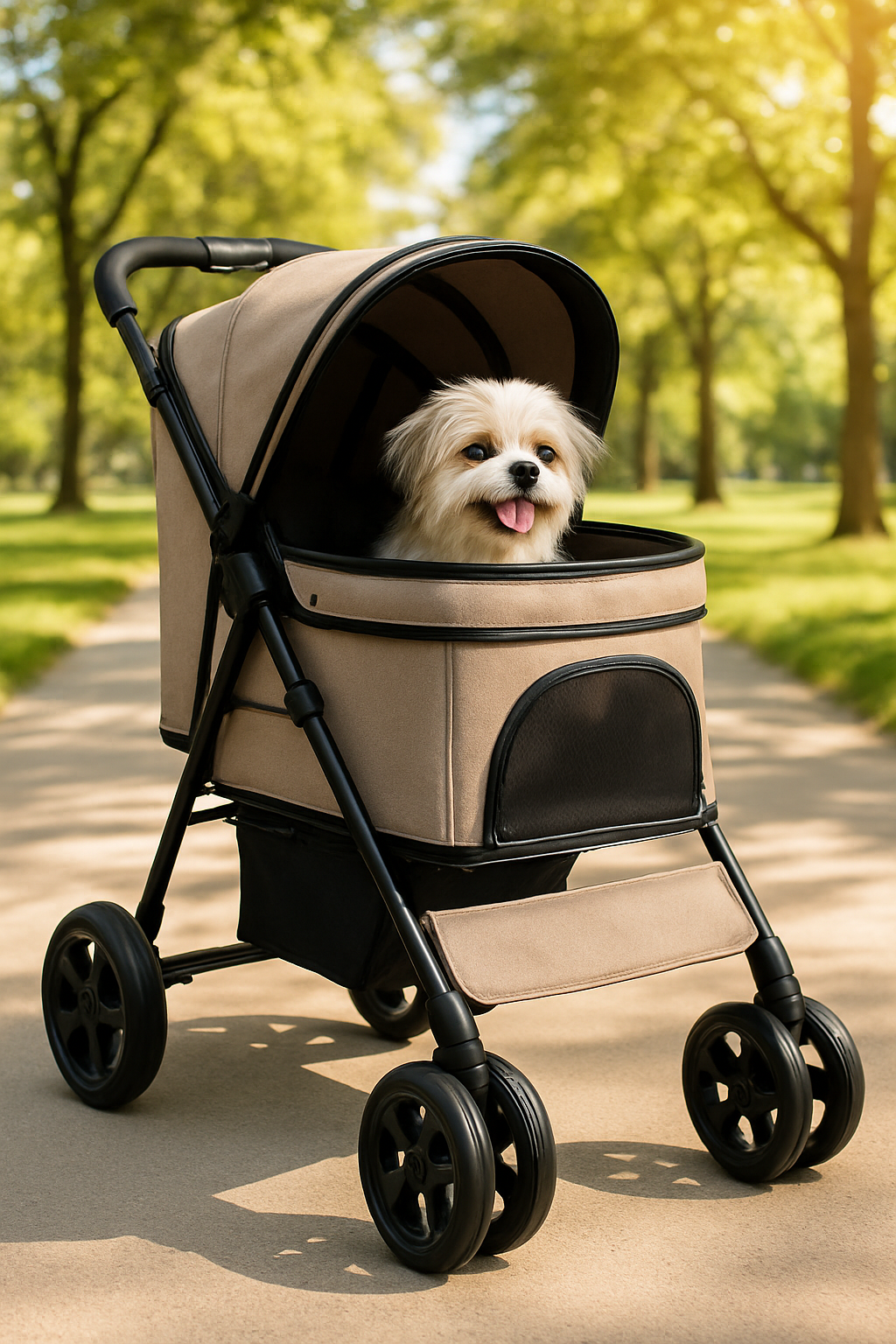 Poussette pour chien