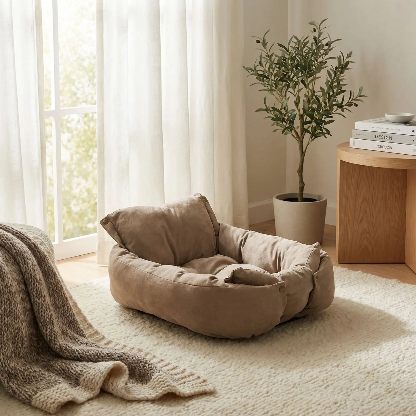 Coussin Chien Orthopédique 3-en-1 | Confort Plus